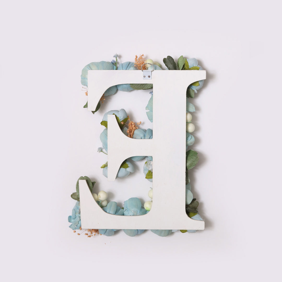 Blue Floral Alphabets