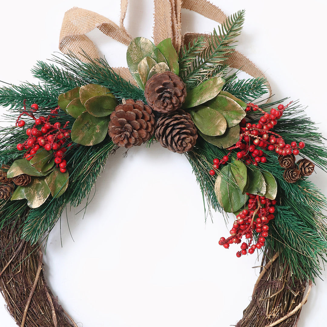 Festive Foliage Wreath