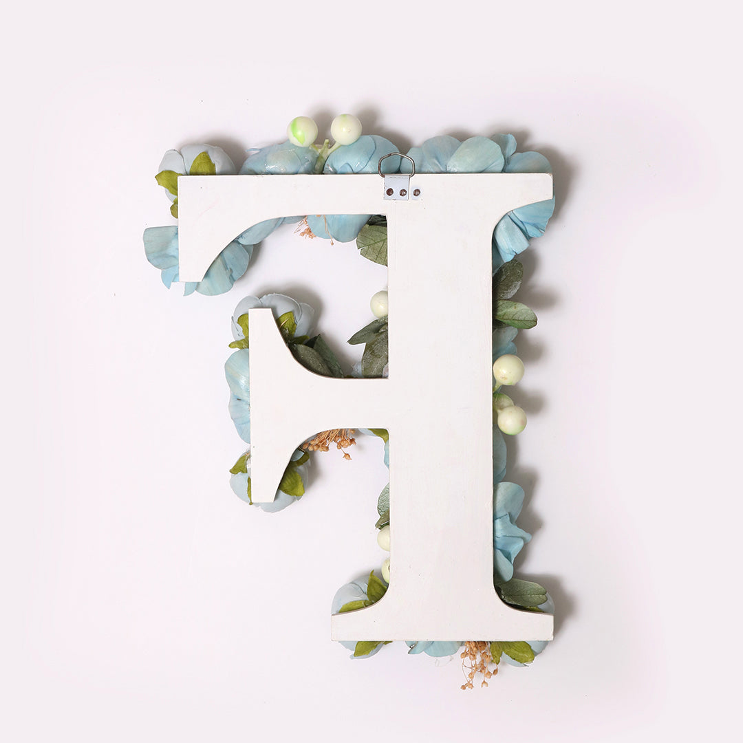 Blue Floral Alphabets