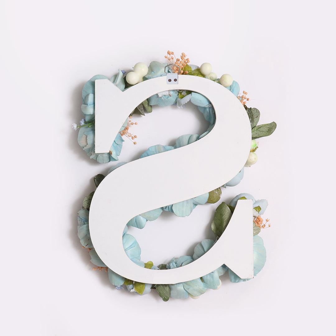 Blue Floral Alphabets