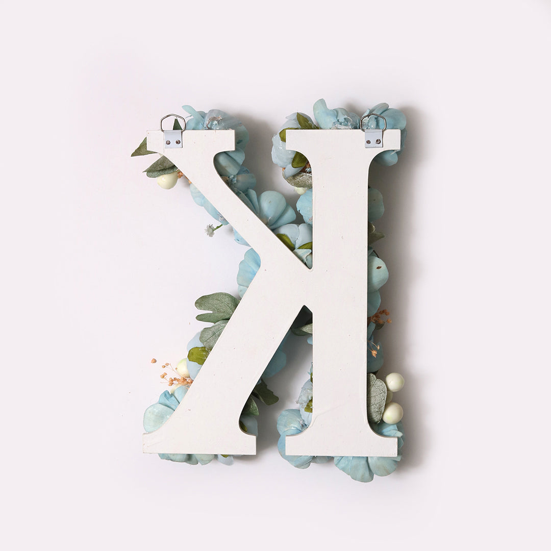 Blue Floral Alphabets