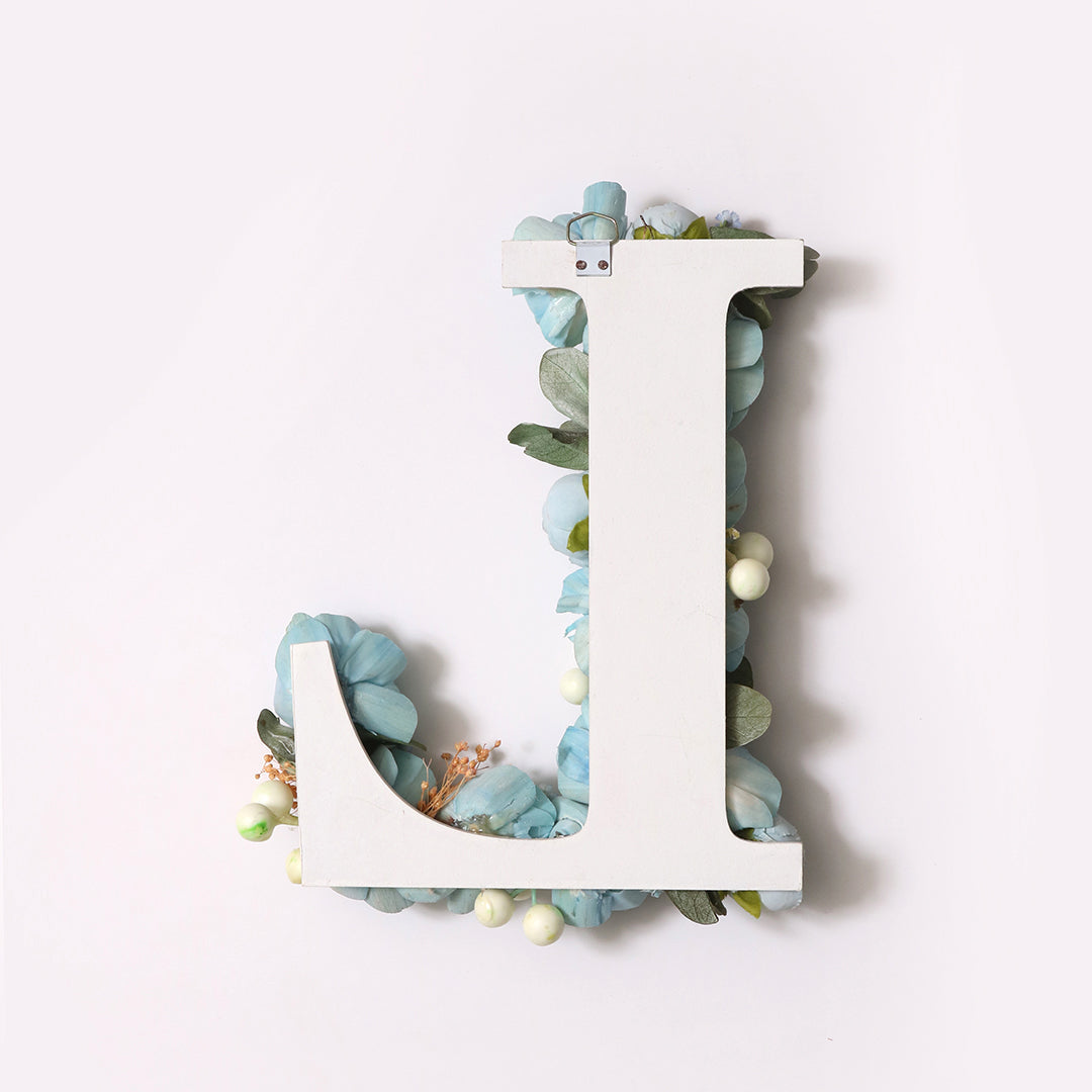 Blue Floral Alphabets